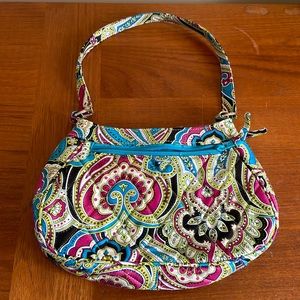 Vera Bradley multicolor vintage silk bag